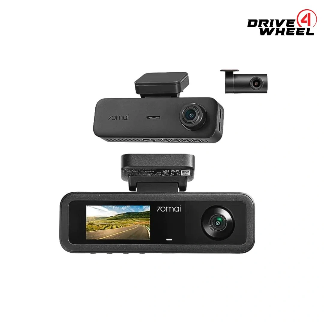 70mai Dash Camera T400 3 Channel 2.5K Front Cabin Rear View Speed Monitoring Car Dash Camera